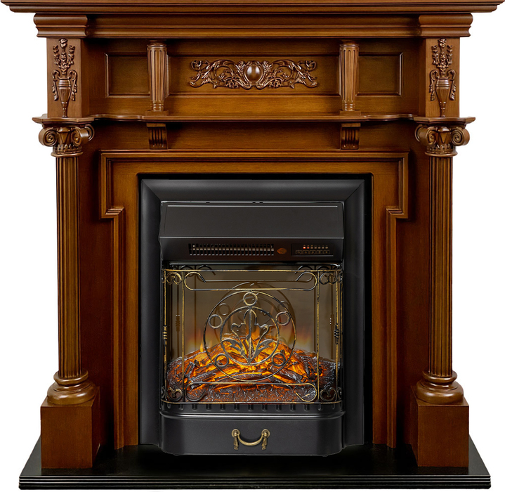 Электрокамин с классическим очагом 2D Royal Flame Oxford с очагом Majestic FX M Black RC
