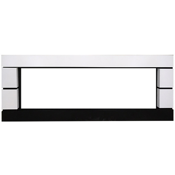 Линейный портал Royal Flame Modern 60 под очаг Vision 60 LED Белый с черным