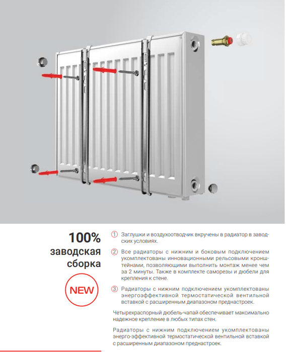 Стальной панельный радиатор Тип 21 Royal Thermo COMPACT 21-300-800