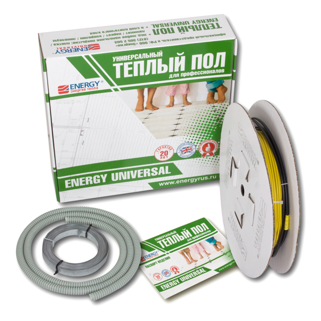 Нагревательный кабель 1 м2 Energy Universal 120 Вт
