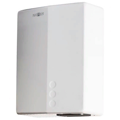 Металлическая сушилка для рук Nofer BIGFLOWevo 2050 W белая (01481.W)