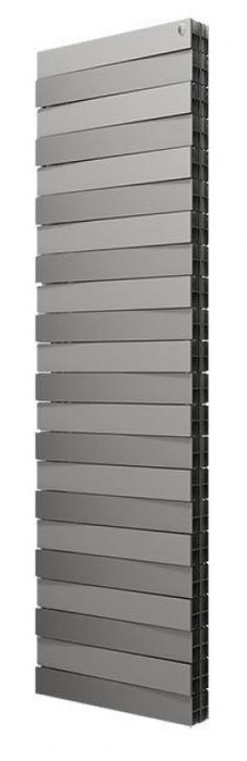 Биметаллический радиатор Royal Thermo Piano Forte Tower/Silver Satin 22 секций