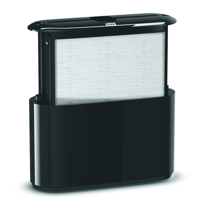 Диспенсер для бумажных полотенец Tork Xpress Multifold черный desk (арт.552208)