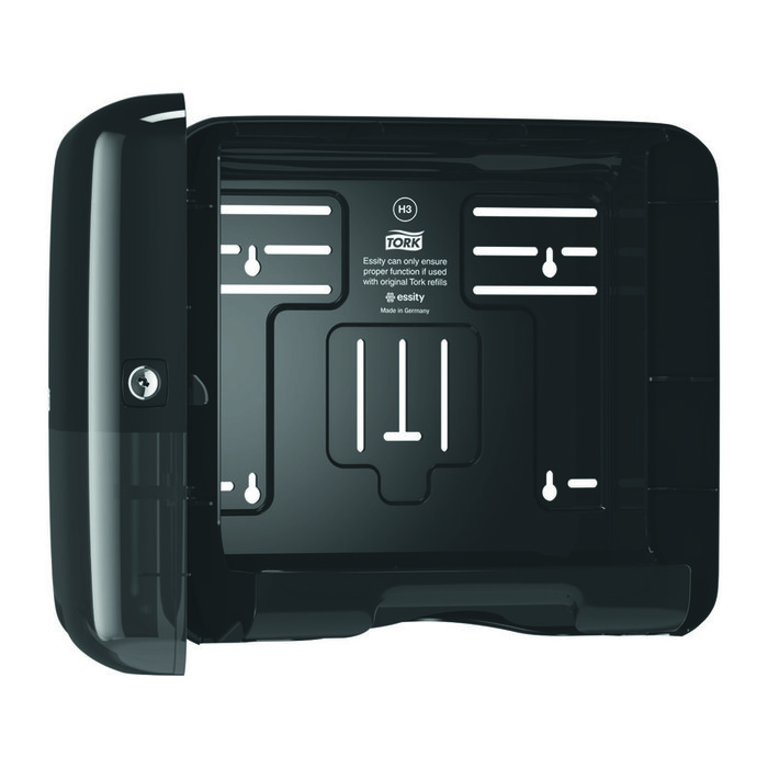 Диспенсер для бумажных полотенец Tork Singlefold ZZ и С mini черный (арт.553108)
