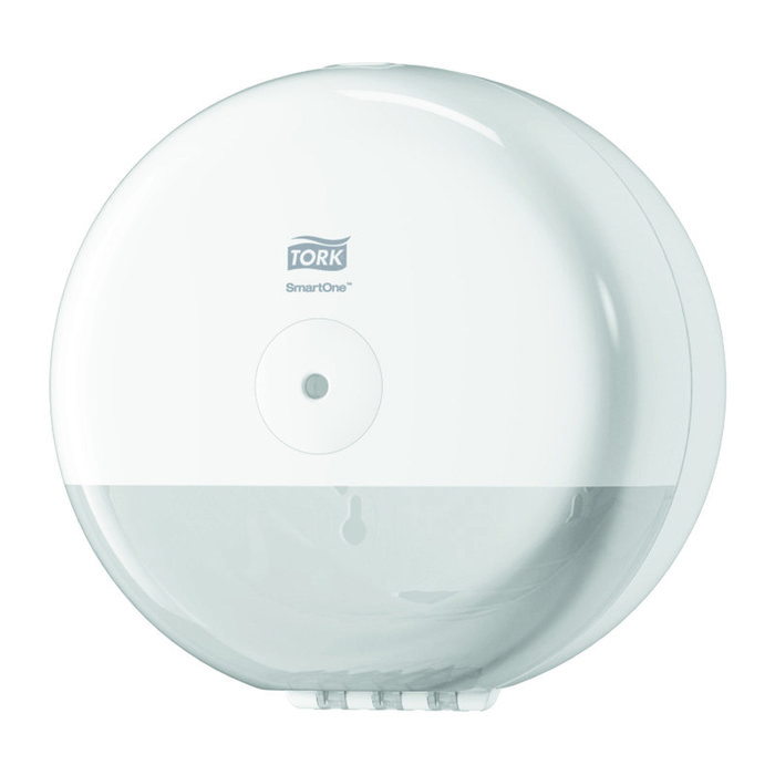 Диспенсер для туалетной бумаги Tork SmartOne в мини-рулонах Т9 белый (арт. 681000)