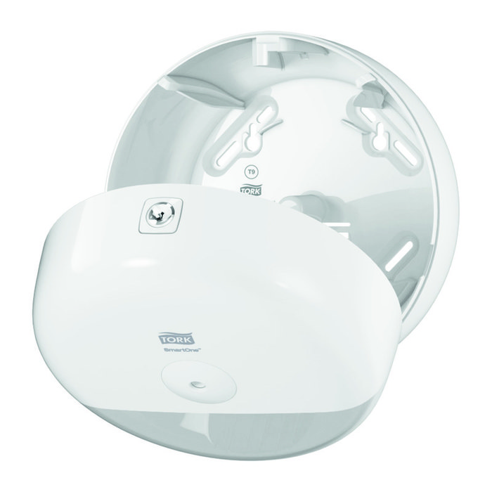 Диспенсер для туалетной бумаги Tork SmartOne в мини-рулонах Т9 белый (арт. 681000)