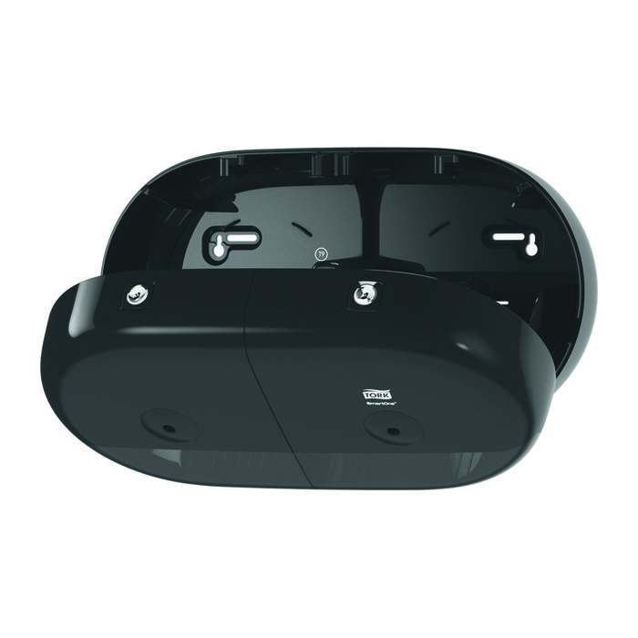 Диспенсер для туалетной бумаги Tork SmartOne двойной в мини-рулонах Т9 черный (арт.682008)