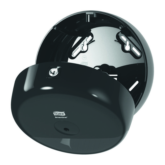 Диспенсер для туалетной бумаги Tork SmartOne мини-рулонах Т9 черный (арт.681008)