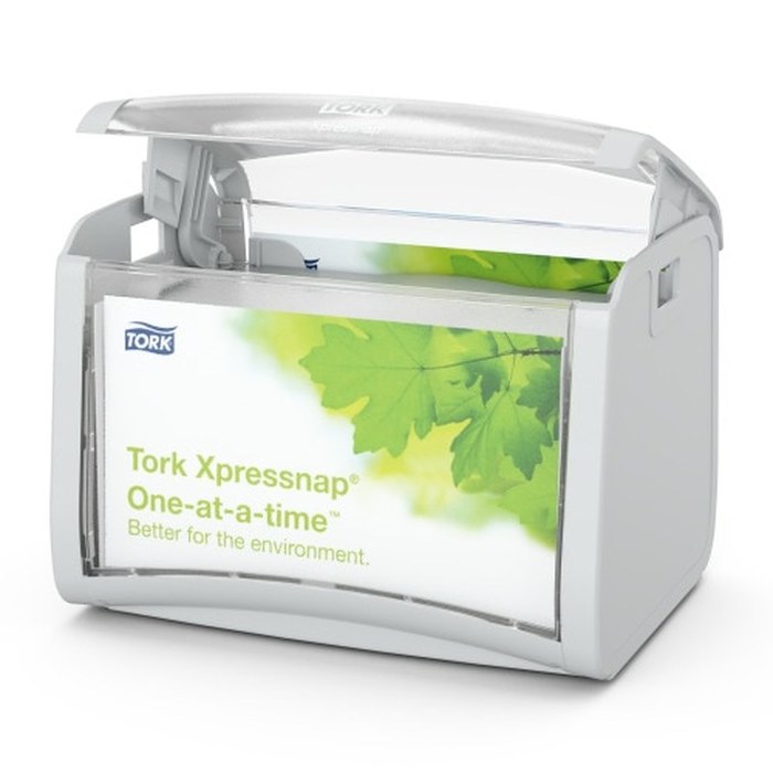 Диспенсер для бумажных полотенец Tork Xpressnap диспенсер настольный серый (арт.272613)