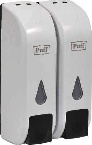 Для мыла Puff 8108 белый 350+350 мл