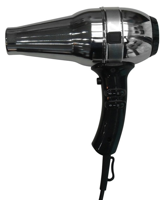 Настенный фен Nofer HOTELline 1800 W черный/металлик (02057.B)