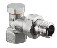 Вентиль Oventrop Combi 2 DN-15 1/2 ВН угловой НГ со штуцером