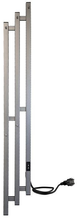 Электрический полотенцесушитель лесенка INDIGO Sky PRO (el) 150/17 Graphite Metallic