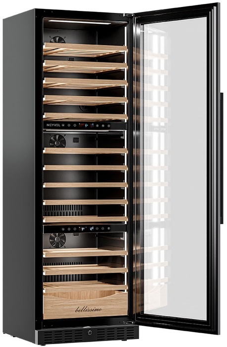 Отдельностоящий винный шкаф 51-100 бутылок MEYVEL MV98-KBT3 (Slim)