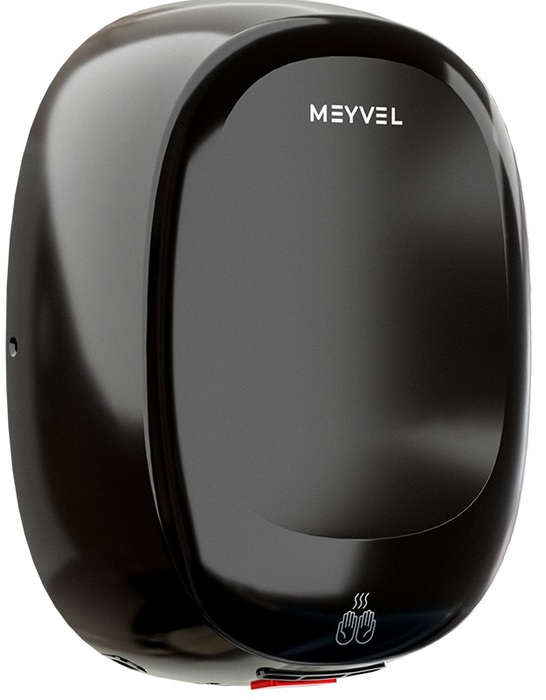 Пластиковая сушилка для рук MEYVEL MH12-1000P2 (Black)