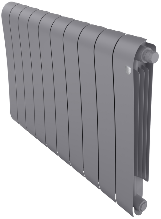Биметаллический радиатор Royal Thermo Infinity 500 Silver Satin VR80 - 10 секц.