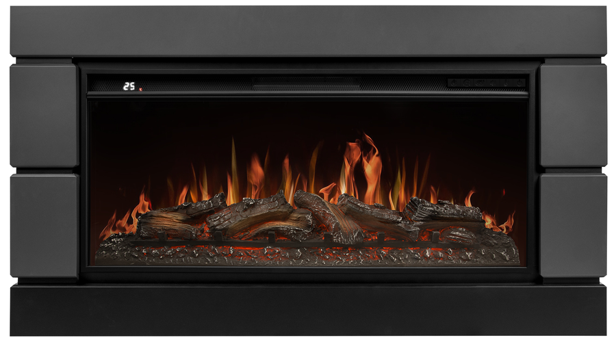 Электрокамин с широким очагом 2D Royal Thermo Aurora RTFP/P-AR40LS, портал Moderno 40, графит
