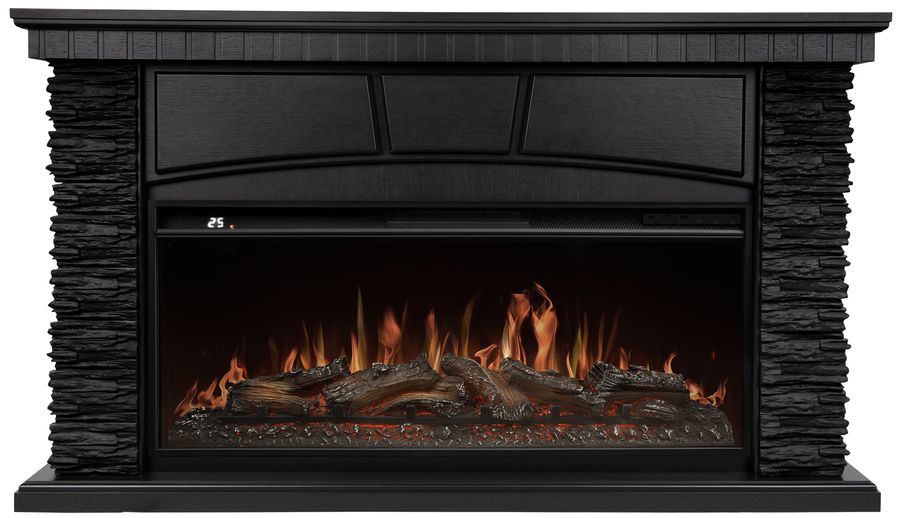 Электрокамин Royal Thermo Aurora RTFP/P-AR40LS, портал Porto 40, камень чер. шп. венге