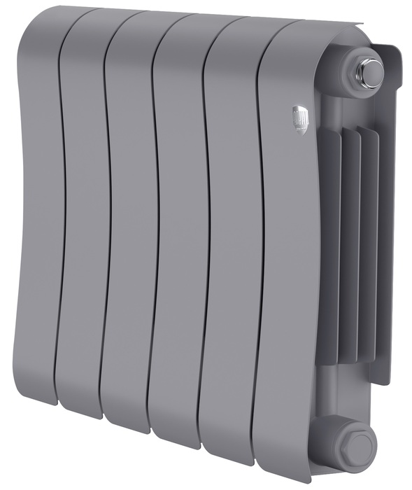Биметаллический радиатор Royal Thermo Infinity 300 Silver Satin - 6 секц.