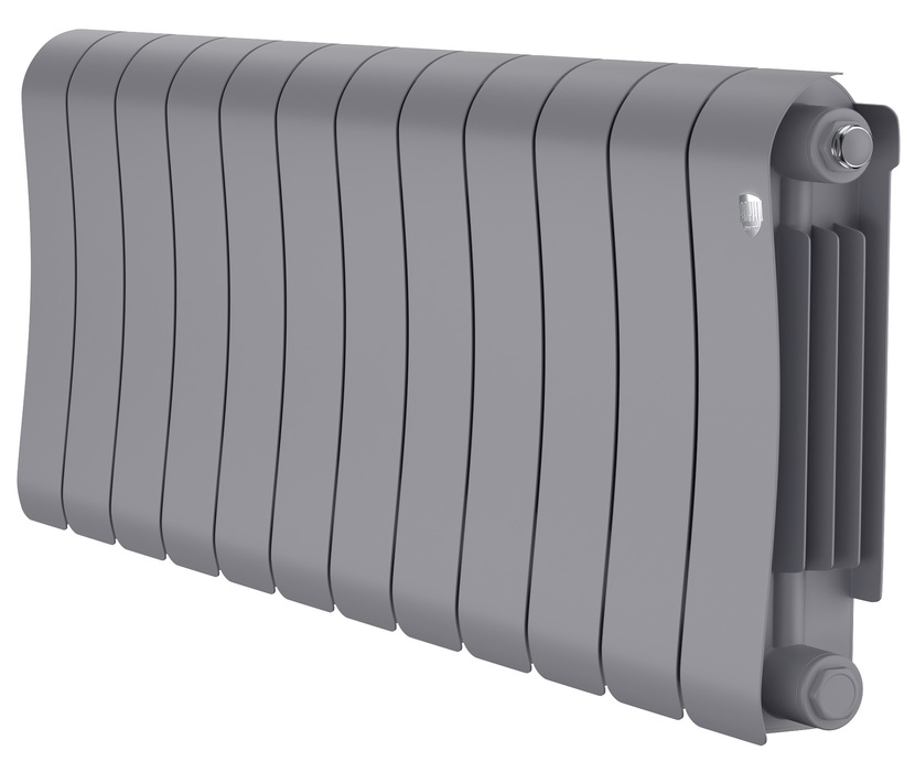 Биметаллический радиатор Royal Thermo Infinity 300 Silver Satin - 12 секц.