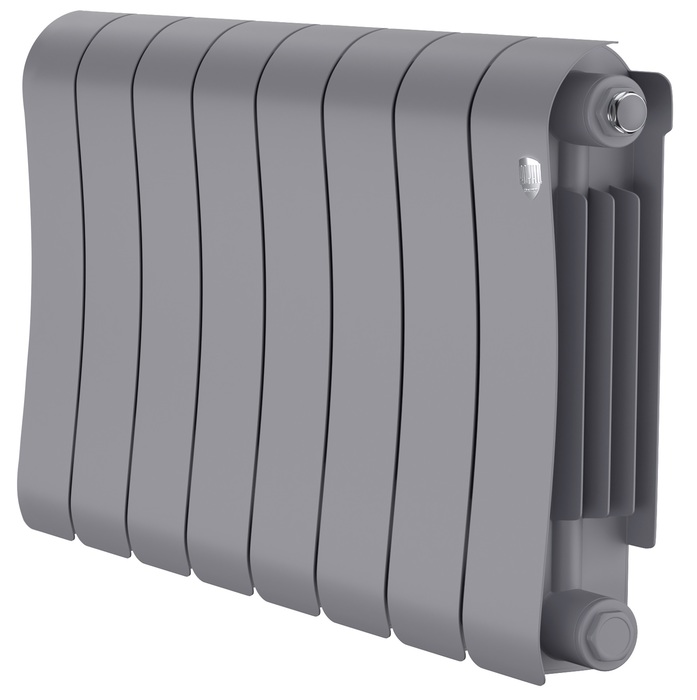 Биметаллический радиатор Royal Thermo Infinity 300 Silver Satin - 8 секц.