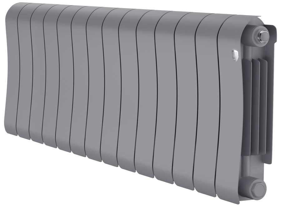 Биметаллический радиатор Royal Thermo Infinity 300 Silver Satin - 14 секц.