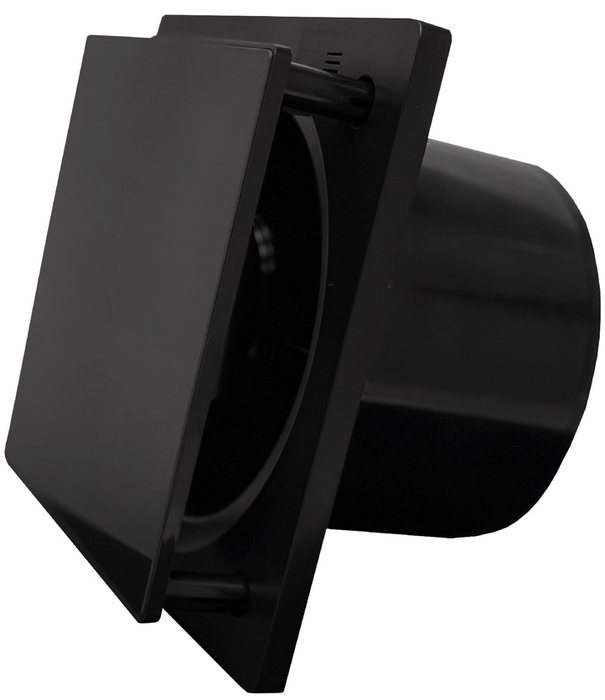 Вытяжка для ванной диаметр 150 мм Seicoi SSKGP06-01 Black glass D150