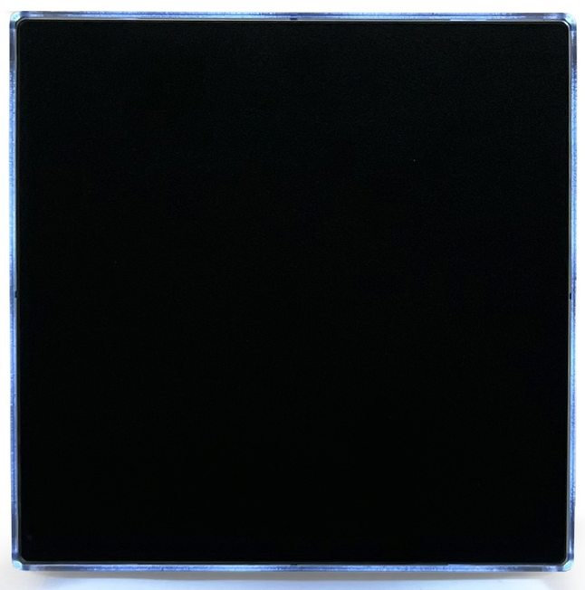 Вытяжка для ванной диаметр 100 мм Seicoi SNAD04-01A Matt black glass, LED