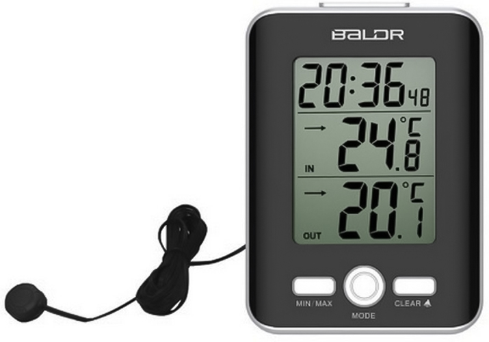 Термометр BALDR B0129ST2C-BLACK