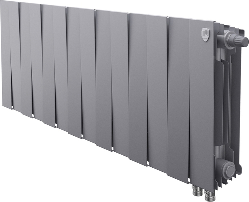 Биметаллический радиатор Royal Thermo PianoForte 300 /Silver Satin - 14 секц. VDR