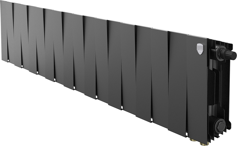 Биметаллический радиатор Royal Thermo PianoForte 200 /Noir Sable - 18 секц. VDR