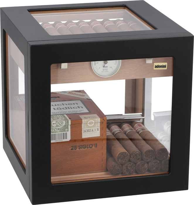 Настольный хьюмидор Adorini Cube Black Deluxe