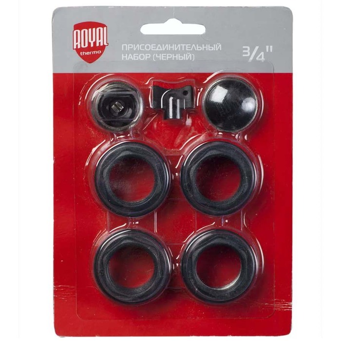Набор присоединительный Royal Thermo Набор присоединительный 3/4 black