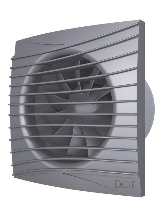 Вытяжка для ванной диаметр 100 мм DiCiTi SILENT 4C dark gray metal