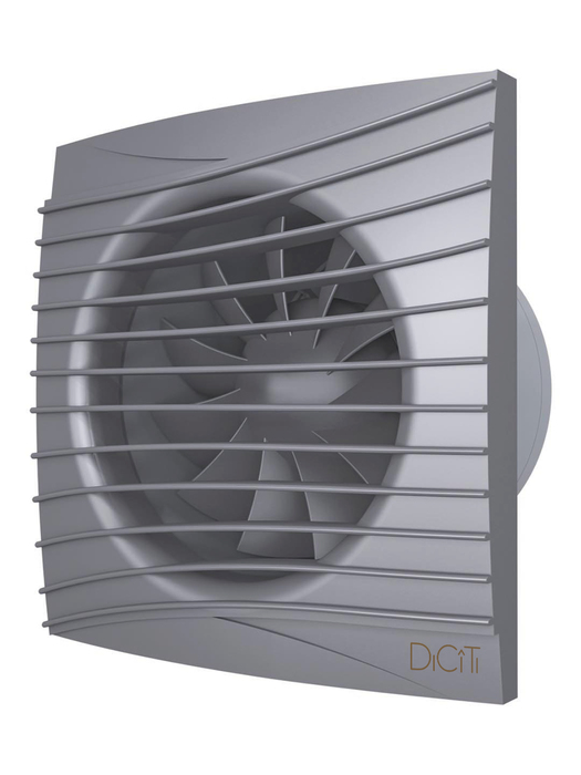 Вытяжка для ванной диаметр 125 мм DiCiTi SILENT 5C dark gray metal