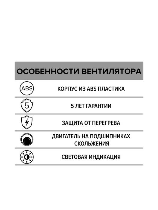 Вытяжка для ванной диаметр 125 мм DiCiTi STANDARD 5