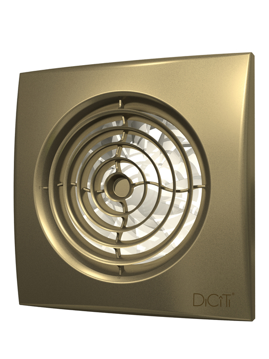 Вытяжка для ванной диаметр 100 мм DiCiTi AURA 4C champagne
