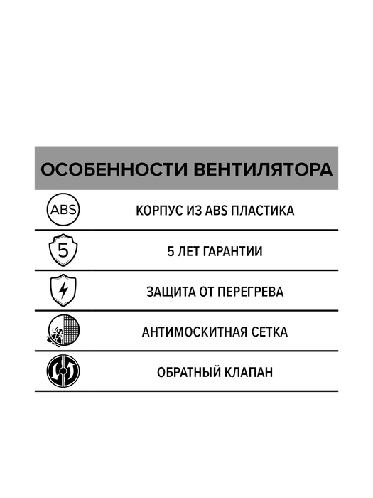 Вытяжка для ванной диаметр 150 мм ERA E 150 S C