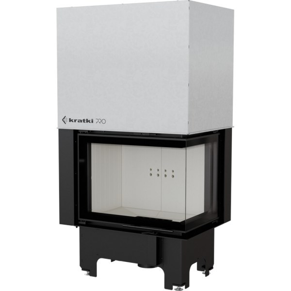 Угловая правая дровяная топка Kratki VNP/700/480