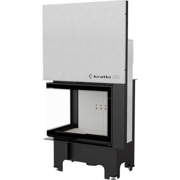 Угловая левая дровяная топка Kratki VNL/700/480