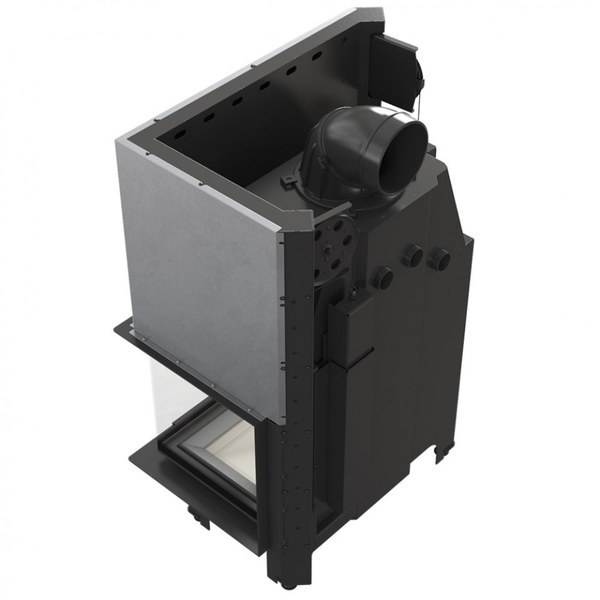 Угловая правая дровяная топка Kratki MBO/P/BS/G