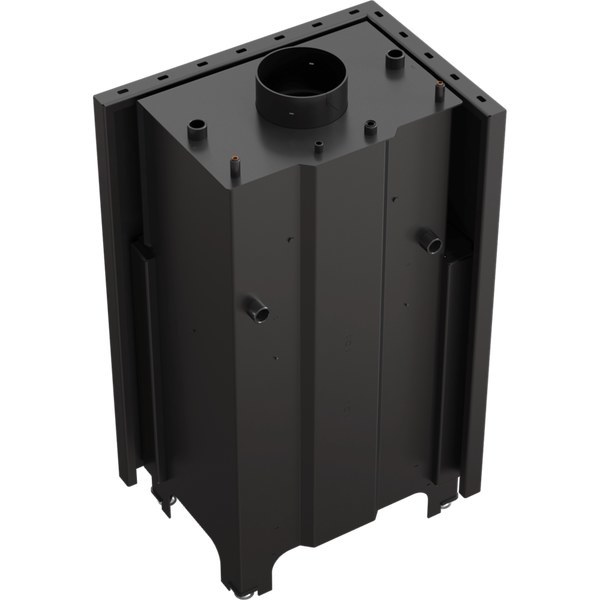 Угловая левая дровяная топка Kratki MBZ/PW/13/L/BS/W