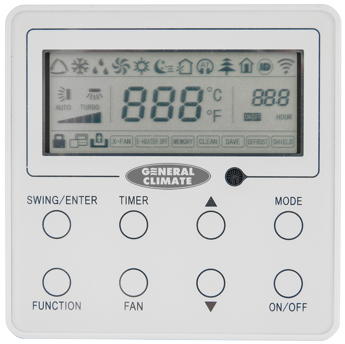 Кассетный кондиционер General Climate GC-4C24HRF/GU-U24HF