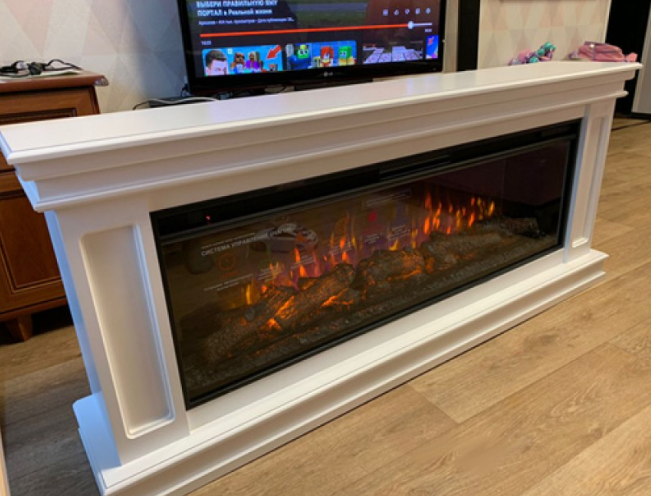 Линейный электрокамин InterFlame FREESPACE 50 LED FX QZ