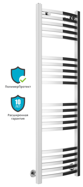 Водяной полотенцесушитель шириной 410 - 500 мм Сунержа ДР АРКУС 1200х400 (00-0251-1240)