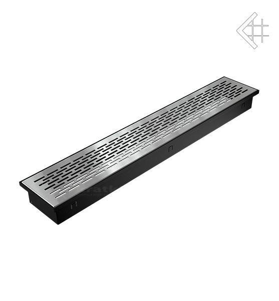 Вентиляционная решетка для камина Kratki НАПОЛЬНАЯ стальная 9x60 960/SZ/FLOOR