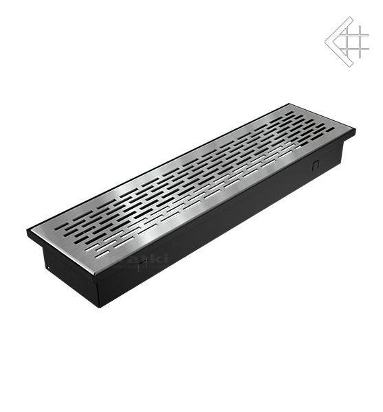 Вентиляционная решетка для камина Kratki НАПОЛЬНАЯ стальная 9x40 940/SZ/FLOOR