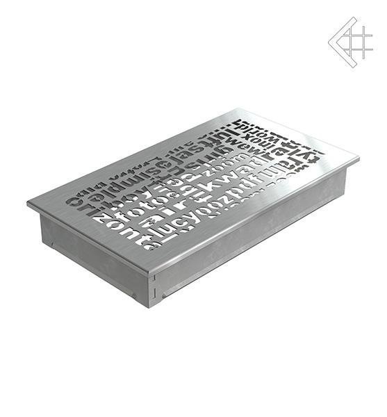 Вентиляционная решетка для камина Kratki 17x30 ABC стальная 30ABC/SZ