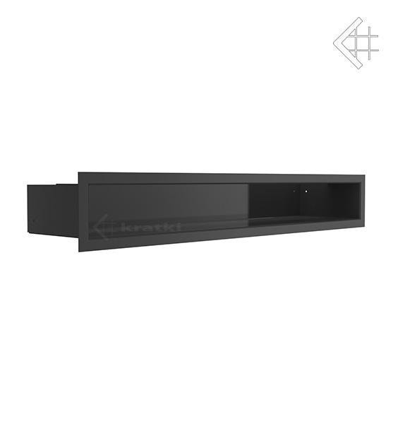 Вентиляционная решетка для камина Kratki Люфт черная 9x60 LUFT9/60/45S/C