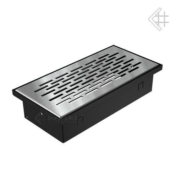 Вентиляционная решетка для камина Kratki НАПОЛЬНАЯ стальная 9x20 920/SZ/FLOOR